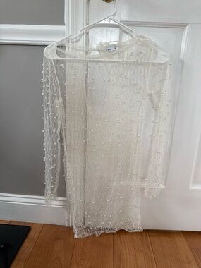 Pearl cover up dress